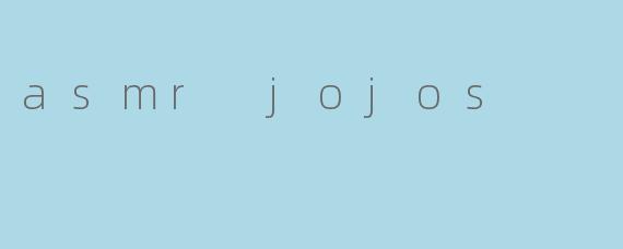 asmr jojos